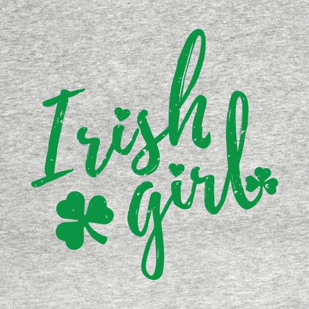 irish girl  st patrick's day  t shirt by bojan17779